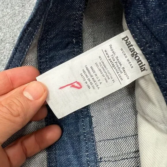Patagonia Overalls Womens S Small Dyneema Cotton Denim Carpenter Painter Bib Overalls